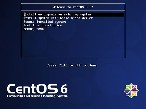 CentOS 6.3 Boot CentOS 6.3 Boot