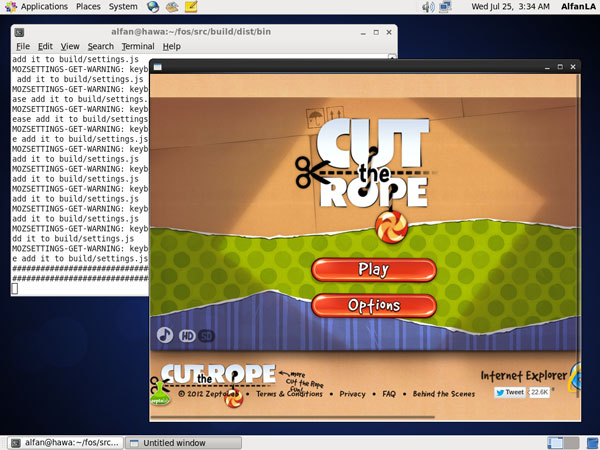 Firefox OS Game - Cut the Rope Firefox OS Game - Cut the Rope