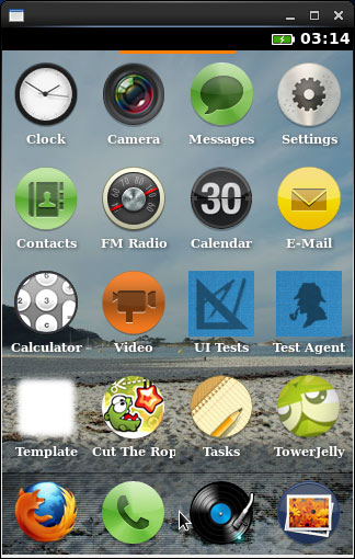 Firefox OS Menu Firefox OS Menu