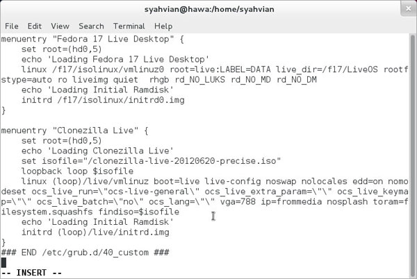 Add Clonezilla Menu - GRUB2 Add Clonezilla Menu - GRUB2
