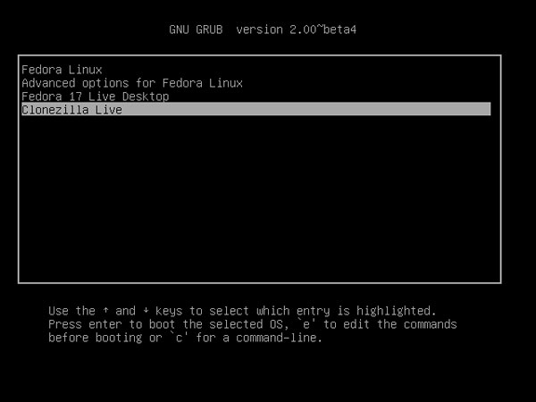 Clonezilla Live Boot Clonezilla Live Boot