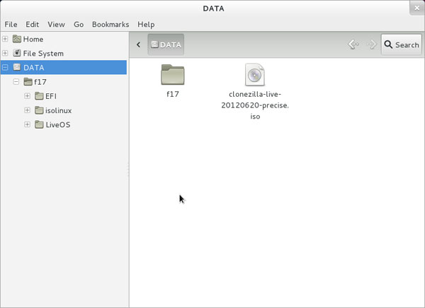 Clonezilla ISO Location Clonezilla ISO Location