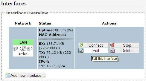 Setting Network Interfaces Setting Network Interfaces