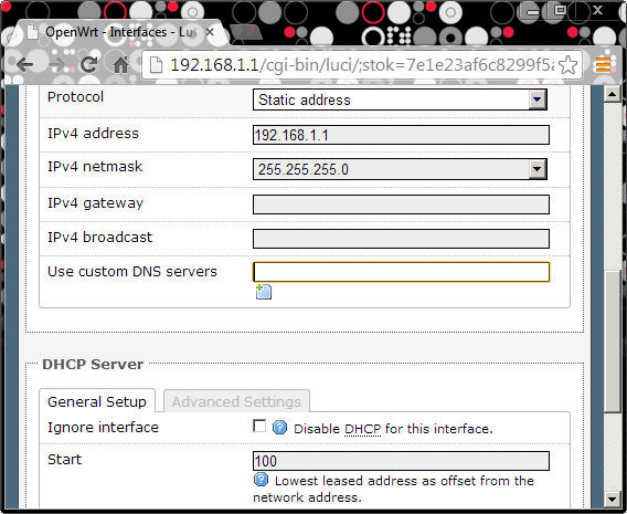 Setting Network Interfaces Setting Network Interfaces