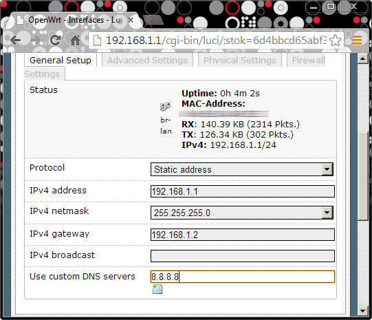 OpenWrt Gateway OpenWrt Gateway