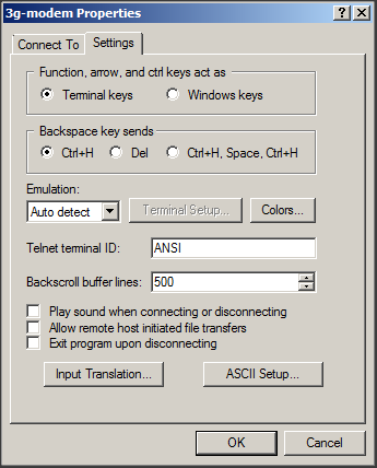 Properties Settings Properties Settings