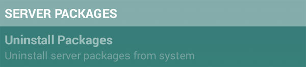 PWS Control Packages PWS Control Packages