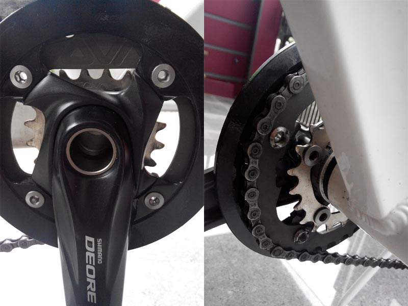 Doval 20T - 32T di Crank Deore Doval 20T - 32T di Crank Deore